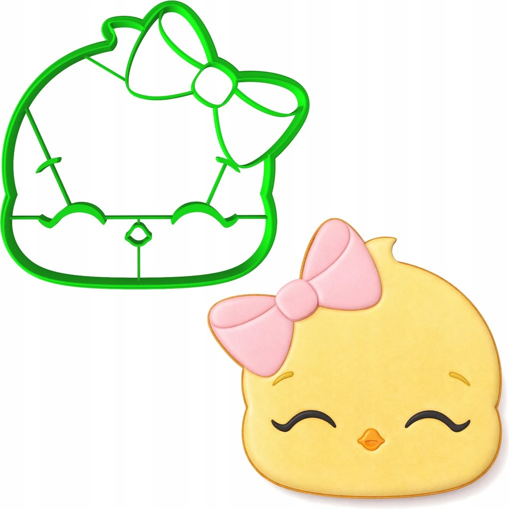 Húsvéti Forma Mézeskalács lyukasztó Húsvétra Csirke Fióka 10cm