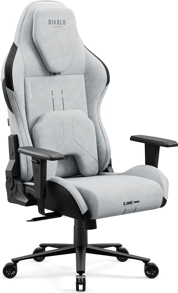 Gamer szék Normal Size, szürke-fekete: Diablo X-One Prime Nightwolf Moon