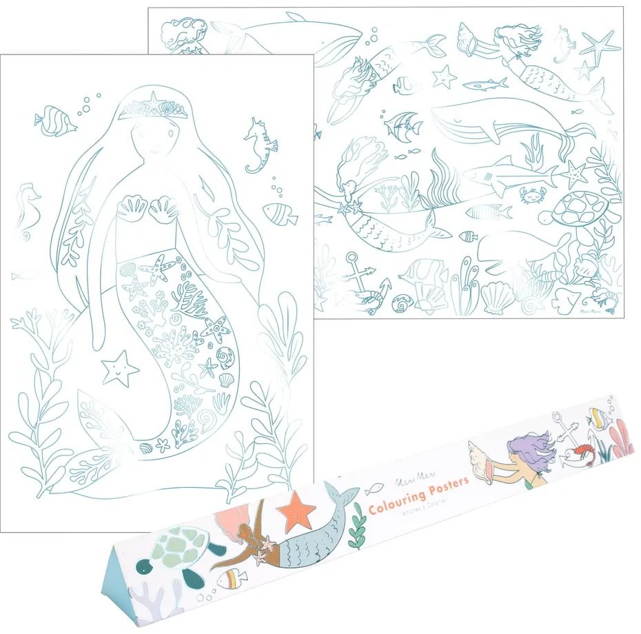 Színező Mermaid – Meri Meri