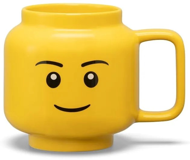 Sárga kerámia gyerek bögre 530 ml Head – LEGO®