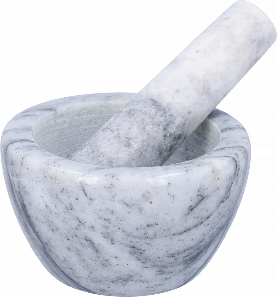 Kőmozsár 10cm márványból gyógynövények és fűszerek reszeléséhez zúzófejjel