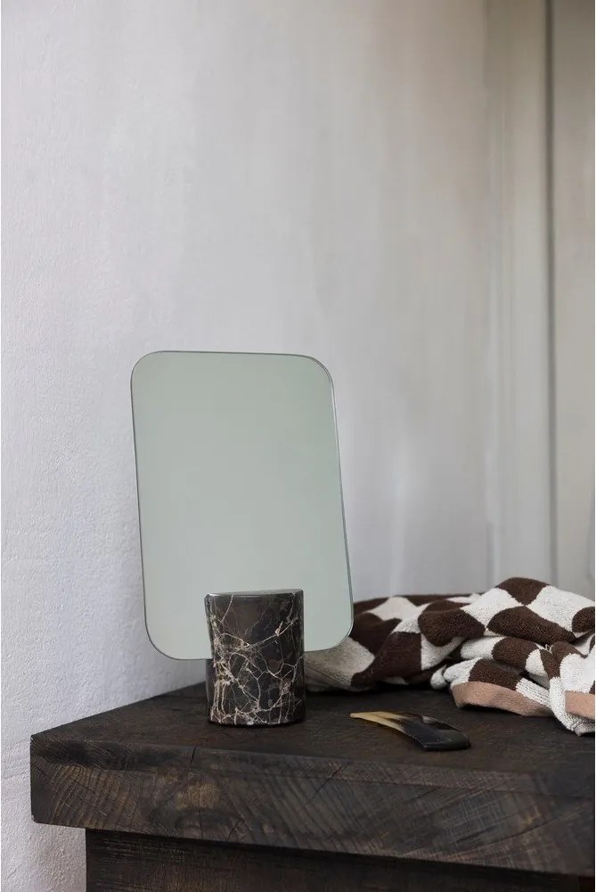Kozmetikai tükör 18x30 cm Marble – Mette Ditmer Denmark