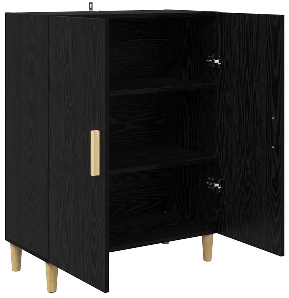 Széf Fekete tölgy 70 x 34 x 90 cm Faanyag