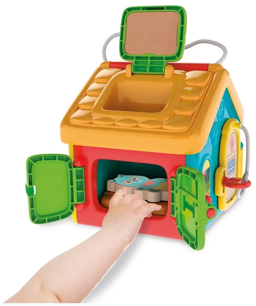 Clementoni Montessori Didaktický domeček, 21 x 24x 17 cm