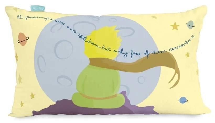 Kis herceg kétoldalas, pamut párnahuzat, 50 x 30 cm - Mr. Fox