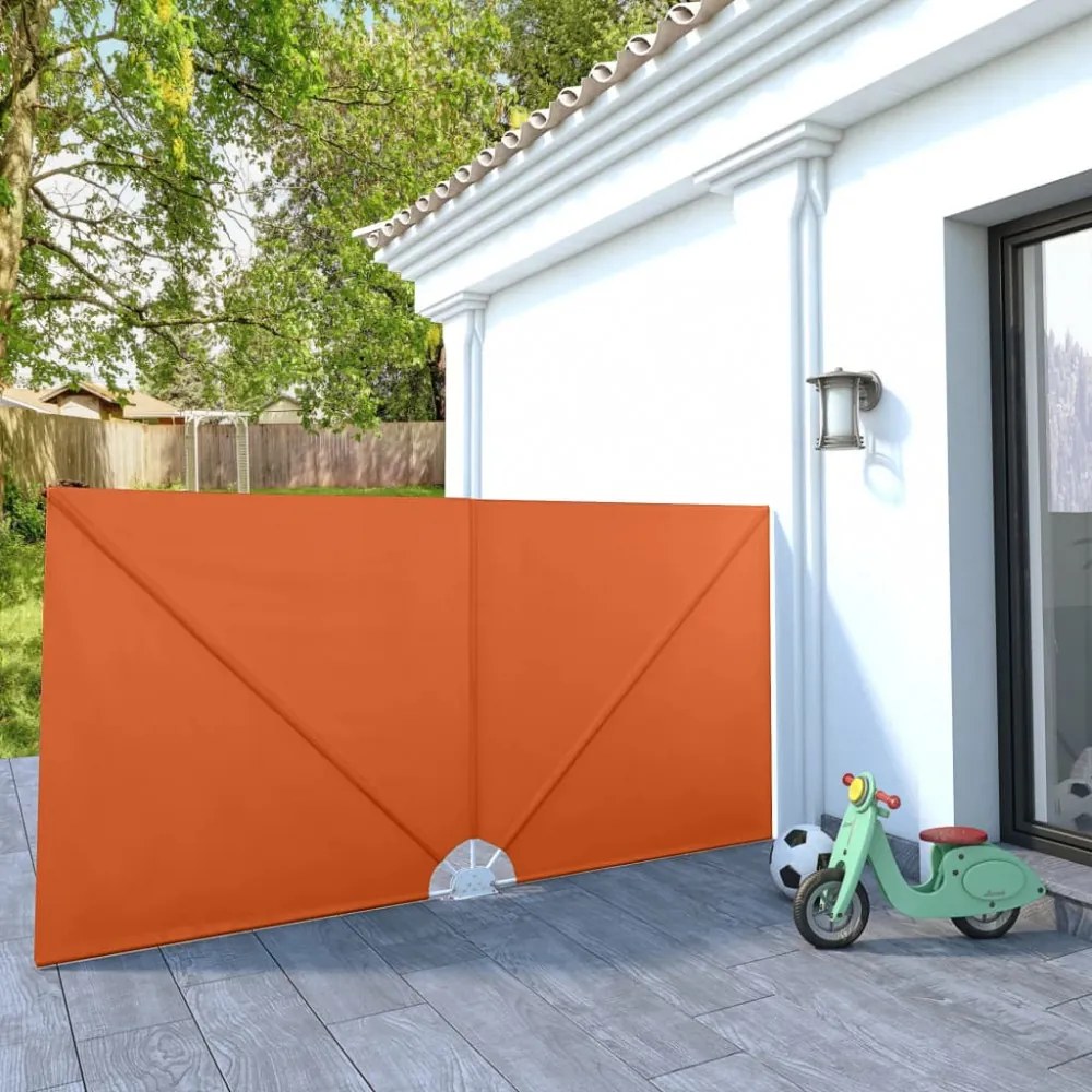 terrakotta összecsukható terasz oldalárnyékoló 300 x 150 cm