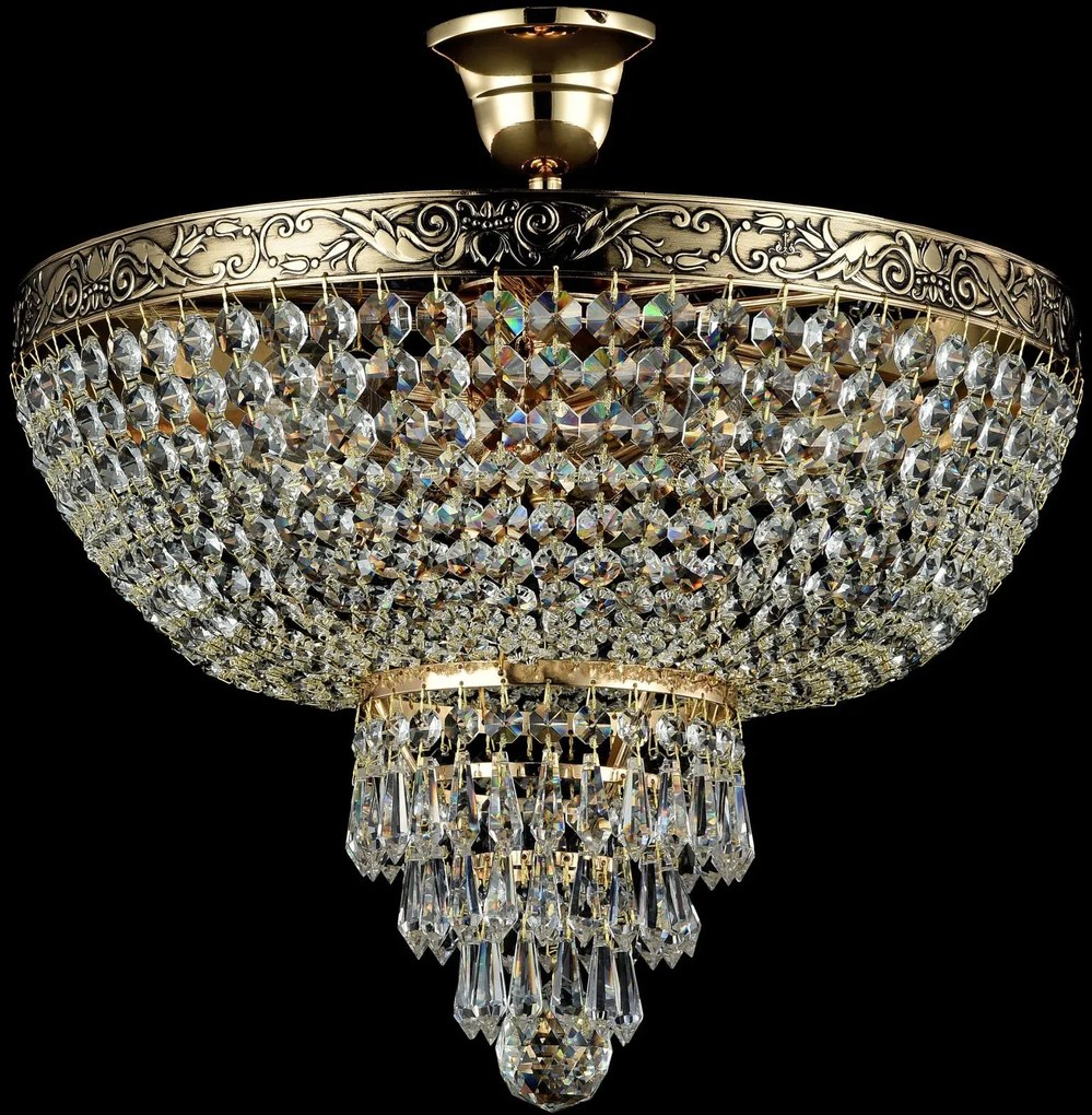Maytoni glamour klasszikus kristály mennyezeti lámpa palace antik arany mydia890-cl-05-g