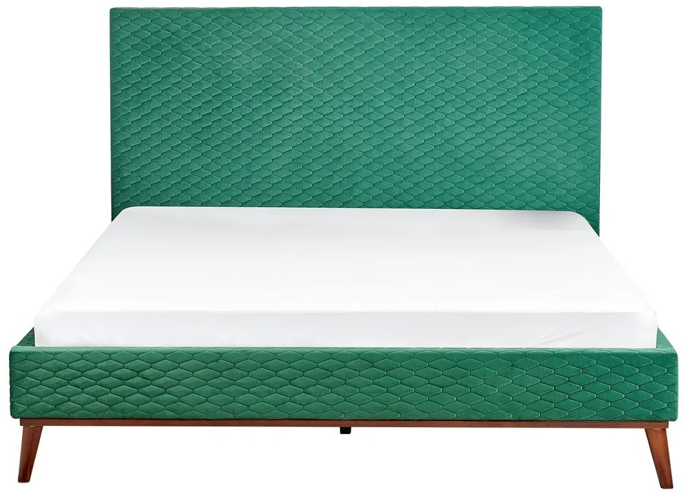 Franciaágy 160 cm BARON (ágyráccsal) (zöld). 1007167