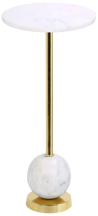 Fém kerek tárolóasztal ø 25 cm Salo – House Nordic