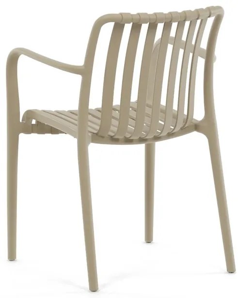 Bézs Műanyag Kerti Szék. CT-X7029 CAP