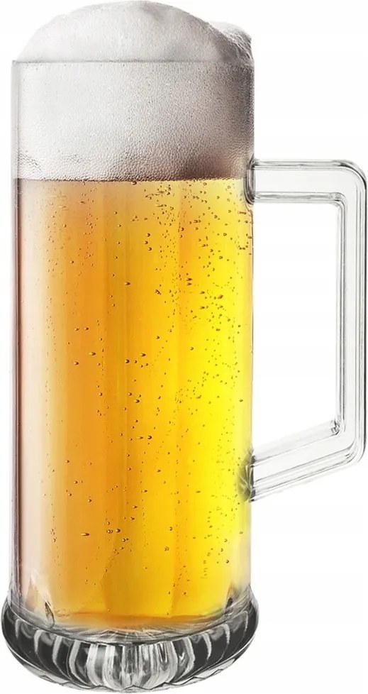 Műanyag Sörivó pohár Törhetetlen Többször felhasználható 620 ml