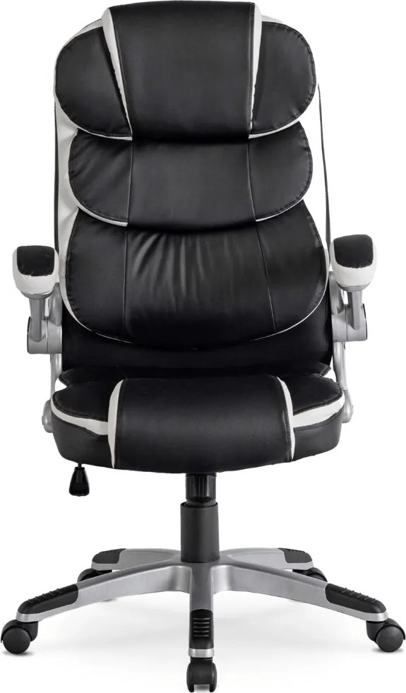 Forgószék fekete színben, műbőr kárpittal. LIVERPOOL