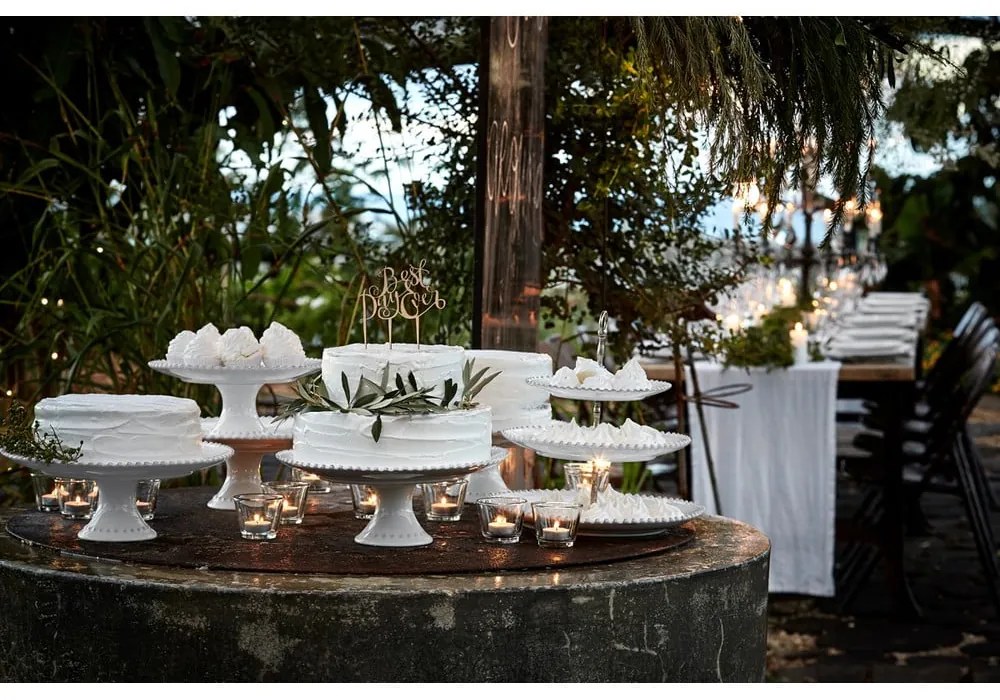 Pearl fehér agyagkerámia tortatartó, ⌀ 22 cm - Costa Nova