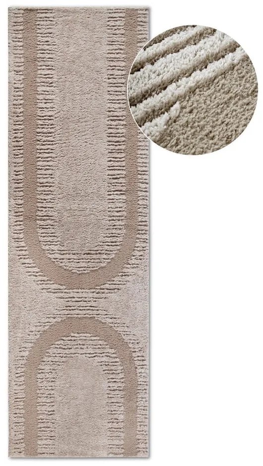 Bézs futószőnyeg 80x240 cm Bartoux Beige – Elle Decoration