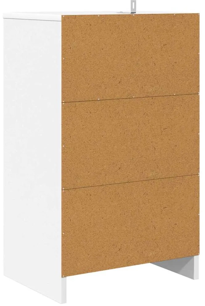 Éjjeliszekrények fiókkal 2 pcs Fehér 40 x 30 x 467 cm Faanyag