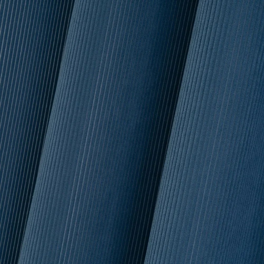 Kék kordbársony függöny 140x260 cm Merely – Casa Selección