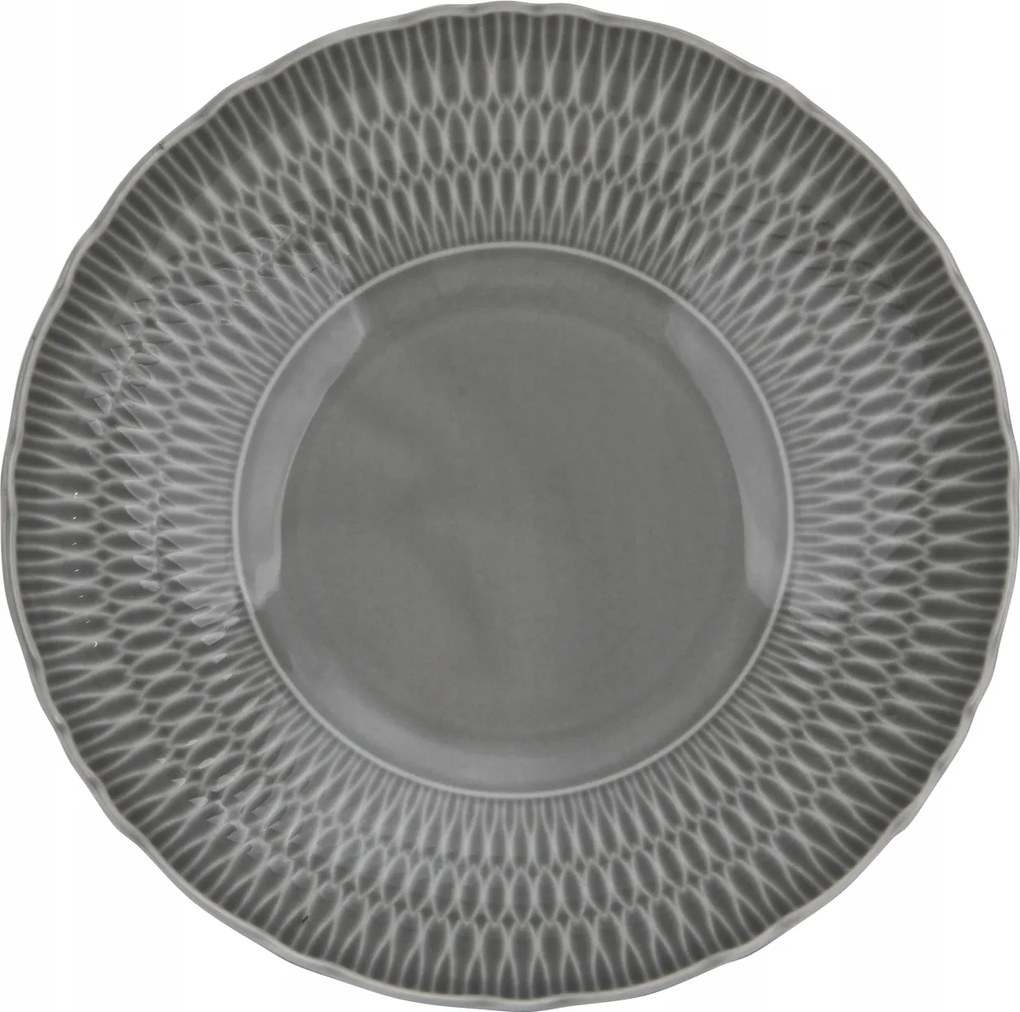 Mélytányér 22 cm Sofia Szürke