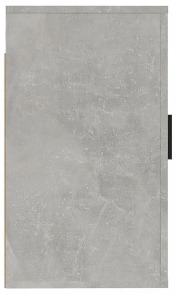 2 db betonszürke fali TV-szekrény 40x34,5x60 cm