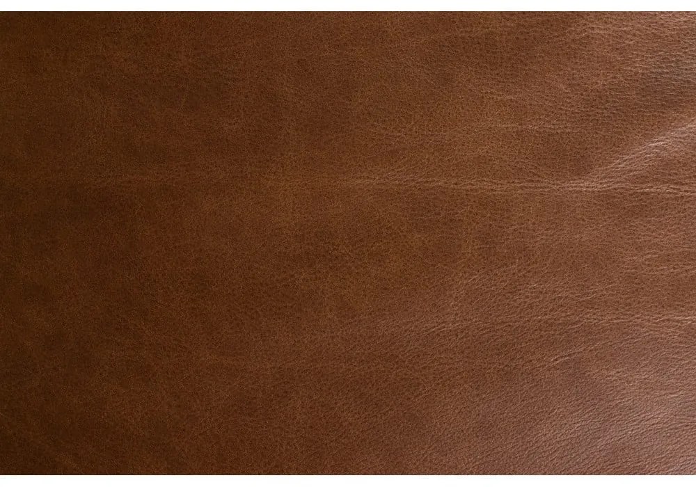 Barna bőr kanapé 214 cm Douglas – Dutchbone