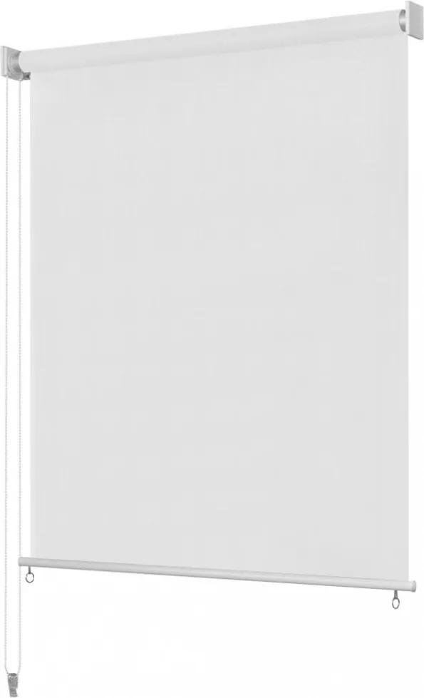 Fehér színű, kültéri sötétítő roló 120 x 230 cm