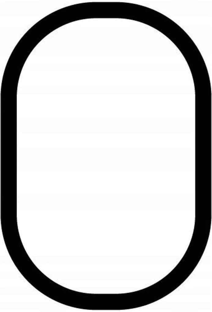 Artemide Fényábécé, nagybetű O, Led, 27W, 3000K, fehér, 950x650m