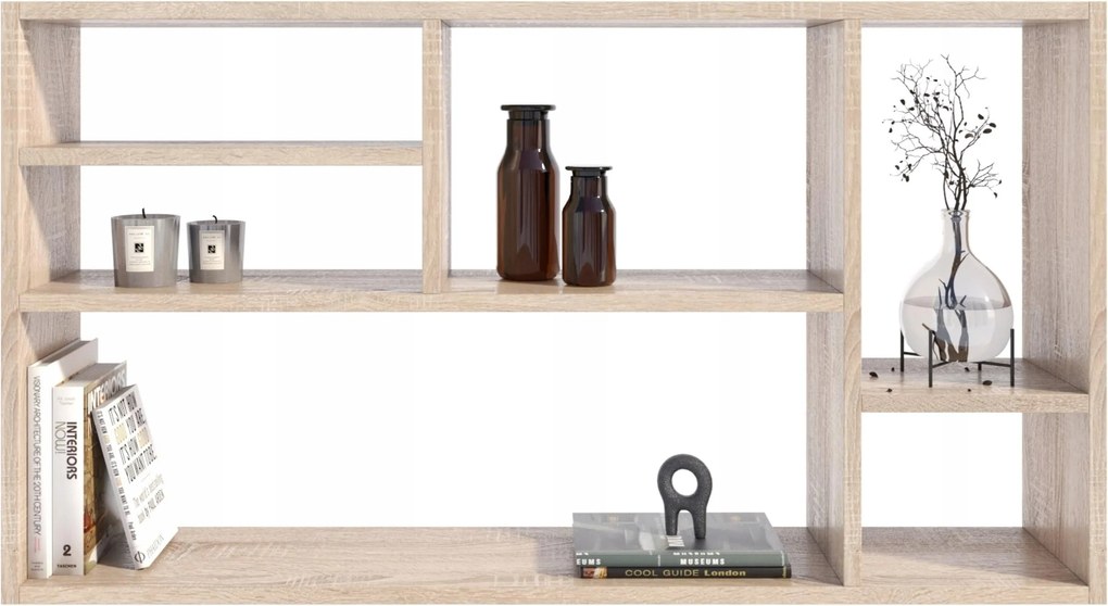 Falra akasztható polc Milano sonoma könyvespolc Per fotók