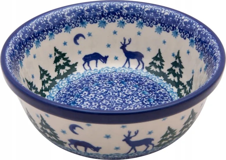 Leveses Tál Müzlitartó Tál 16 cm Bolesławiec