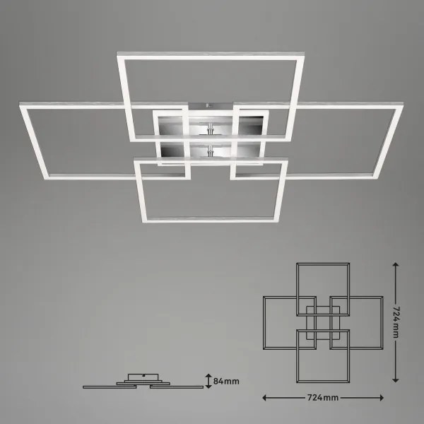 Brilo - FRAME LED 50W 230V Wi-Fi Tuya dimmable ceiling light + remote