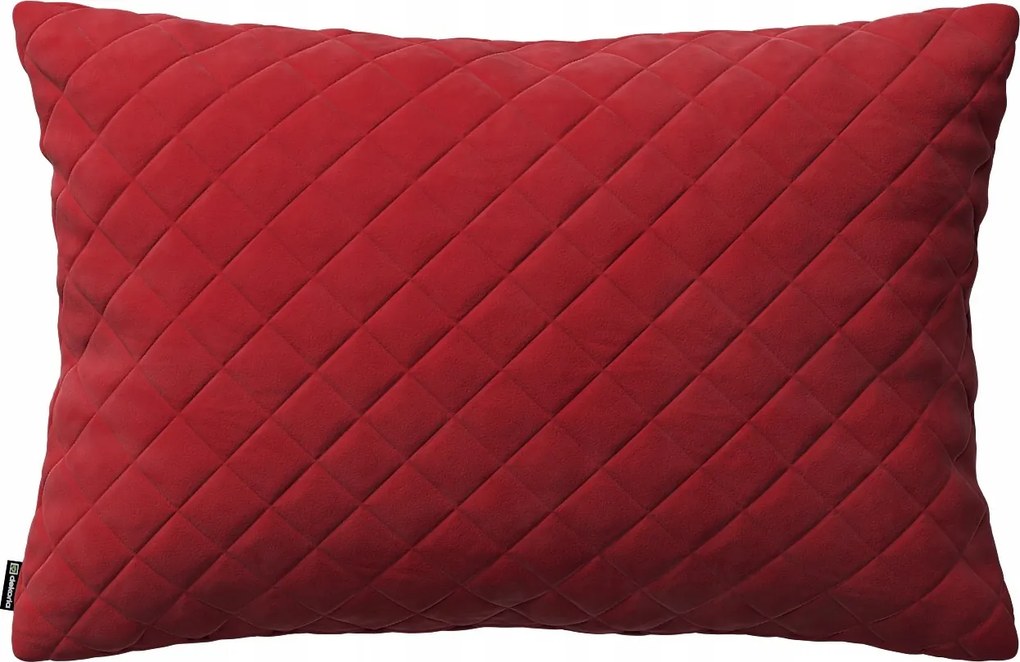 Steppelt párnahuzat intenzív piros velvet 60x40