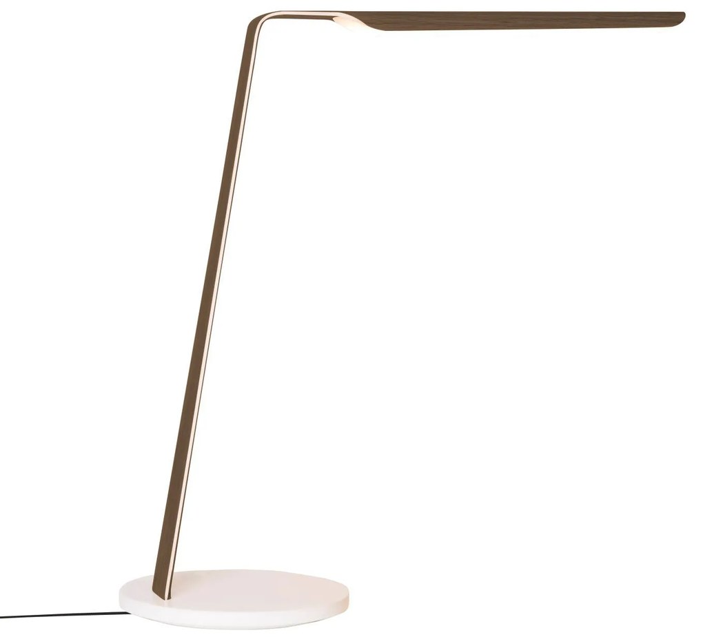 Hattyú asztali lámpa, többféle változatban - TUNTO Modell: természetes dió