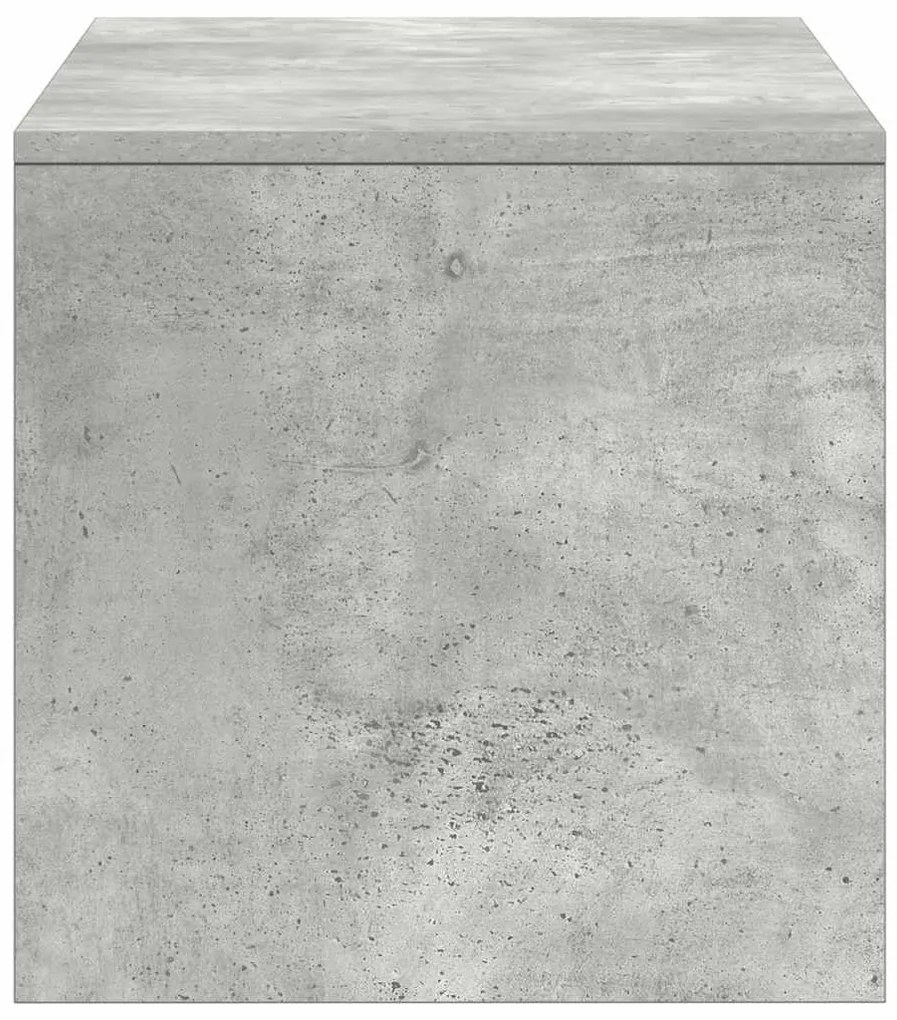 betonszürke forgácslap TV-szekrény 100 x 40 x 40 cm