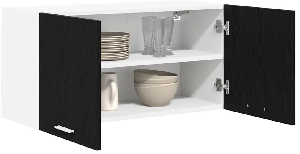 Függő szekrény Riga Fekete tölgy 80 x 31 x 40 cm Faanyag