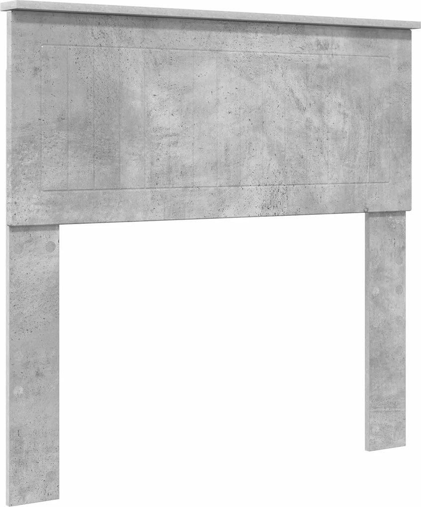 vidaXL Fejtámla Beton Szürke 90 cm Faanyag