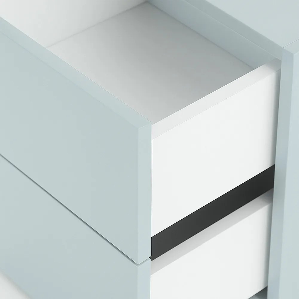 Boxie 2 fiókos fali szekrény 40x40x37 cm kék