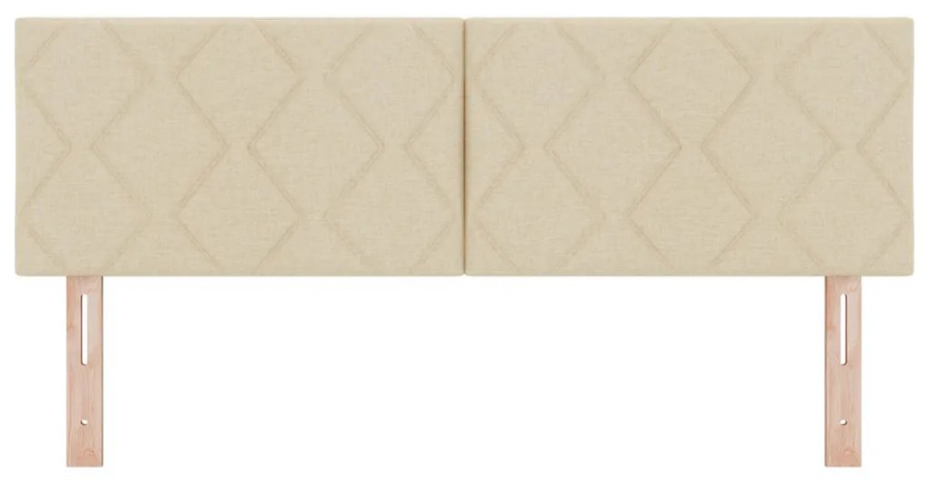 Fejtámla Gyémánt Blokkok Dizájn Krém 140 cm Textil