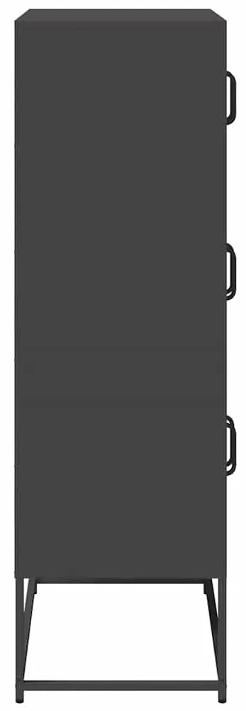 Magastábla Fekete 68x39x123 cm Acél