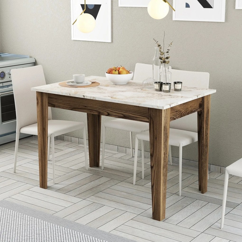 Étkező asztal Kiev 506 - Walnut, White