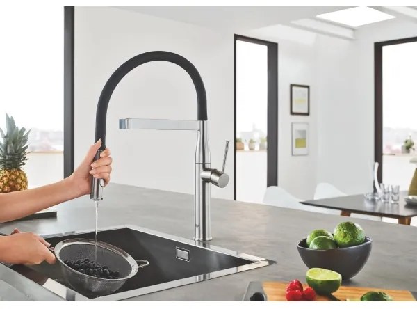 GROHE 30294DC0 - Mosogató csaptelep ESSENCE nemesacél