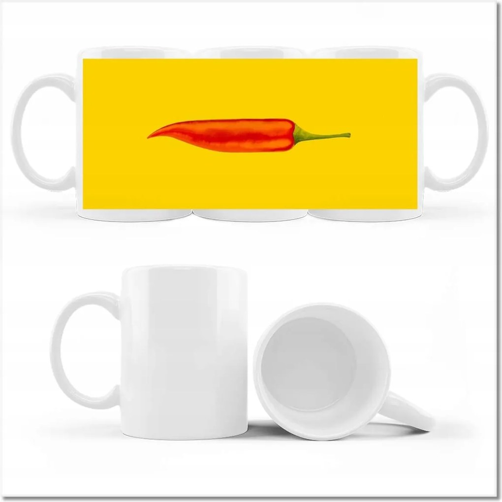 Fényképes bögre Piros chili paprika