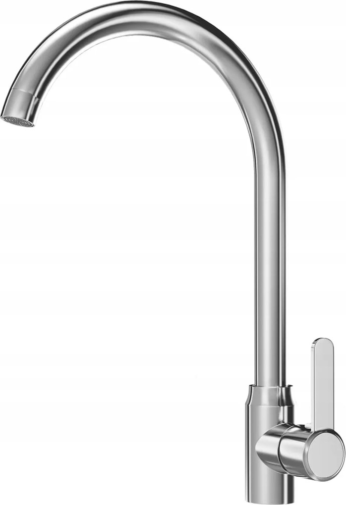 Ezüst színű modern konyhai csaptelep