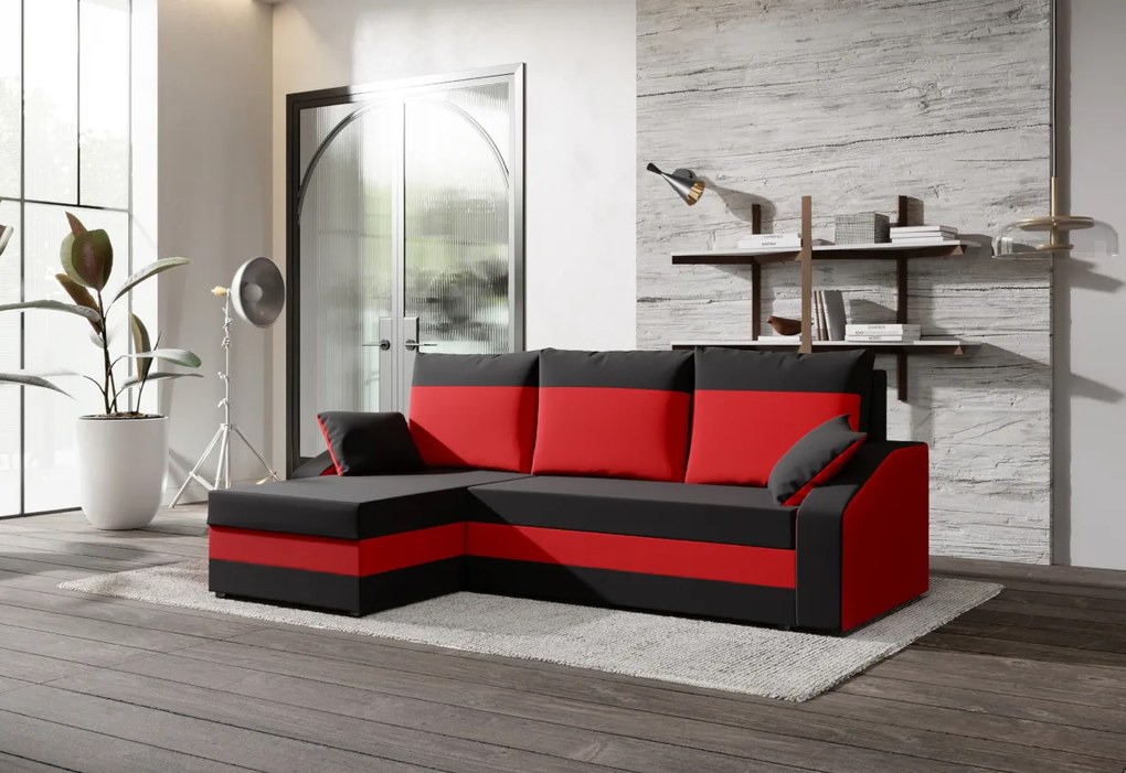 WELTA ágyazható sarok ülőgarnitúra, 230x75x140, haiti 17/haiti 18