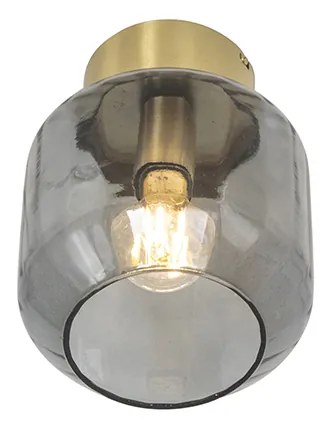 Okos mennyezeti lámpa sárgarézzel és füstüveggel, beleértve a Wifi A60-at - Stiklo