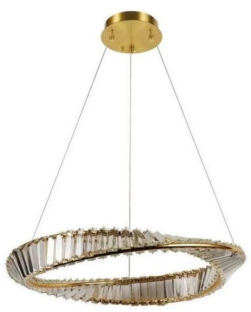 LED állítható fényerejű kristály csillár kábellel LED/40W/230V + DO