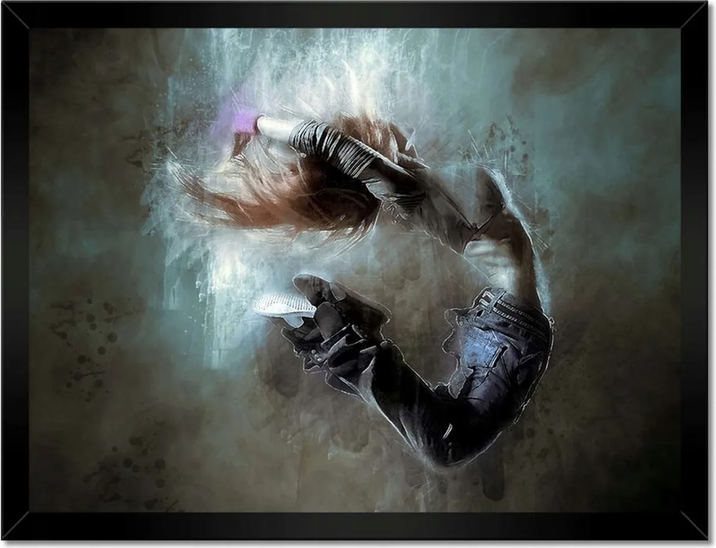 Poszterek keretben 40x30 Táncoló lány