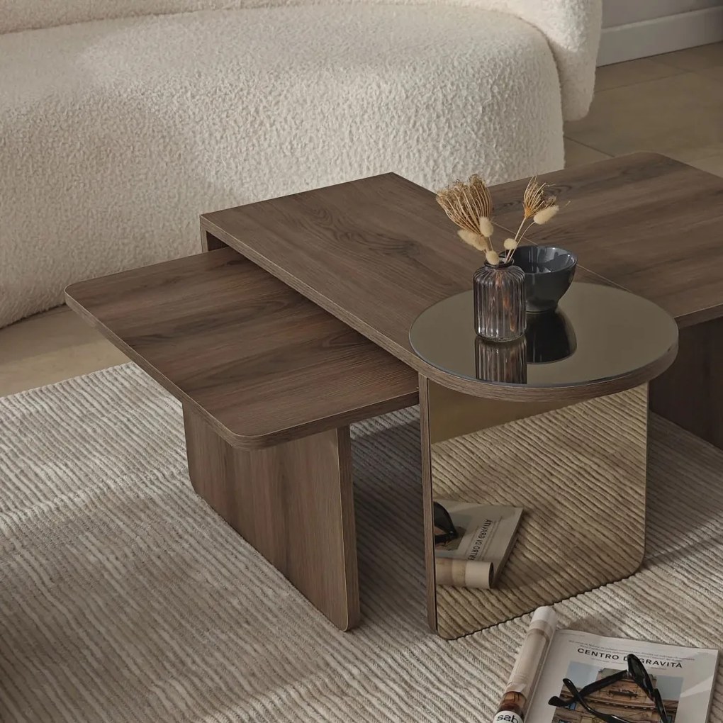 Luna 2 - Bronze, Walnut