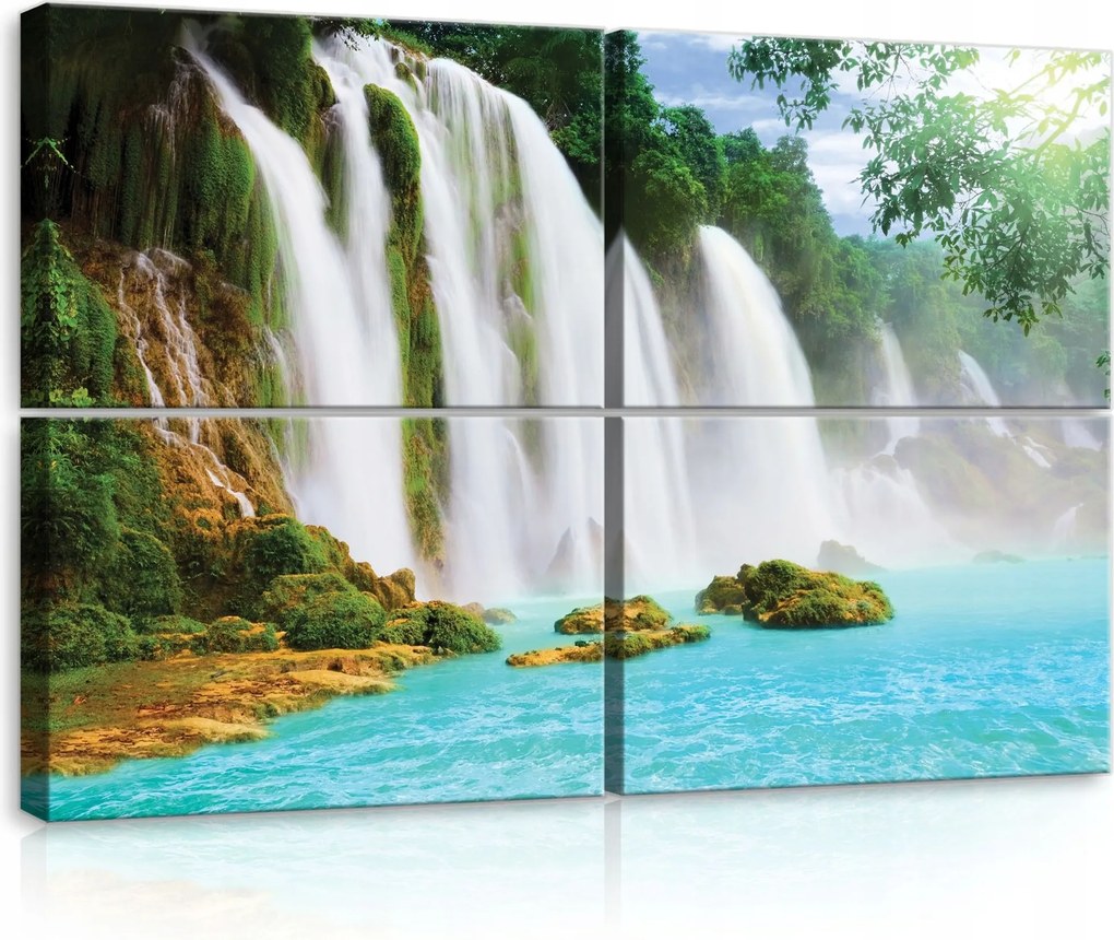 Vászonkép 120x80 Vízesés természet táj frissesség nyugalom harmónia víz