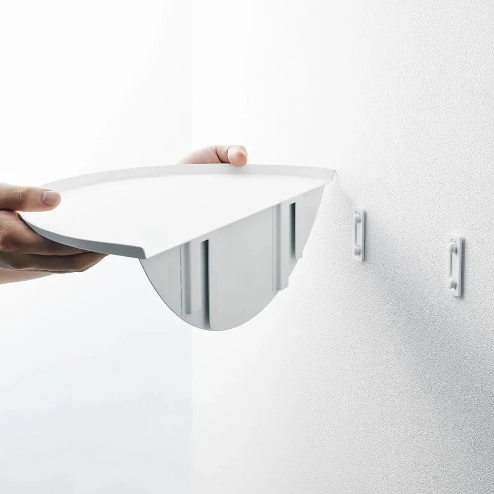 Fehér fém fali polc 40 cm Tower – YAMAZAKI