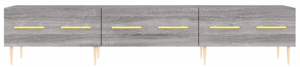 szürke sonoma színű szerelt fa TV-szekrény 150x36x50 cm