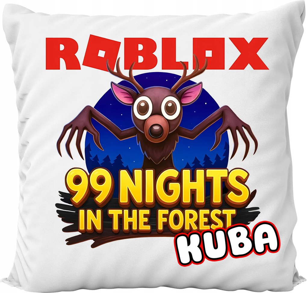 Párna Fehér Játék Roblox Robloks 99 Éjszaka Az Erdőben Ajándék Név