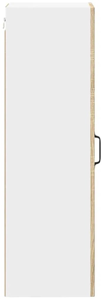 Fali konyhaszekrény Sonoma tölgy 30 x 31 x 100 cm Faanyag